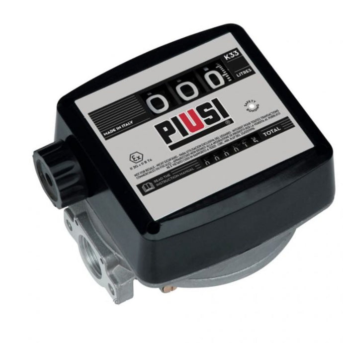 PS550000 000550000 MECHANICAL DIESEL METER 1″ 120l/m 3 DIGIT